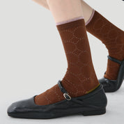 Women's Retro Modern Mesh Crew Socks (3-Pack) - sock set showing breathable mesh comfort