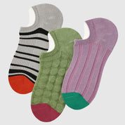 Colorblock No-Show Socks