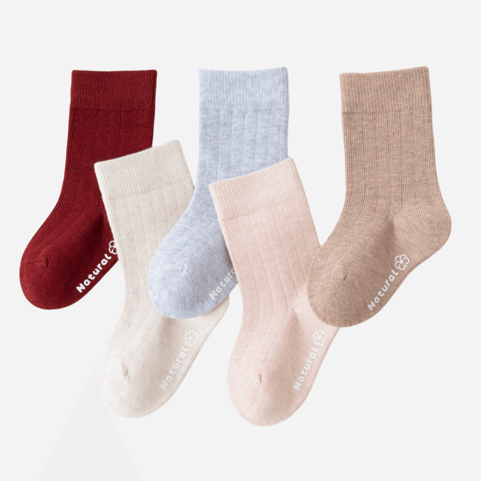 Babies Natural Essentials Socks-5 Pack - Weavasocks