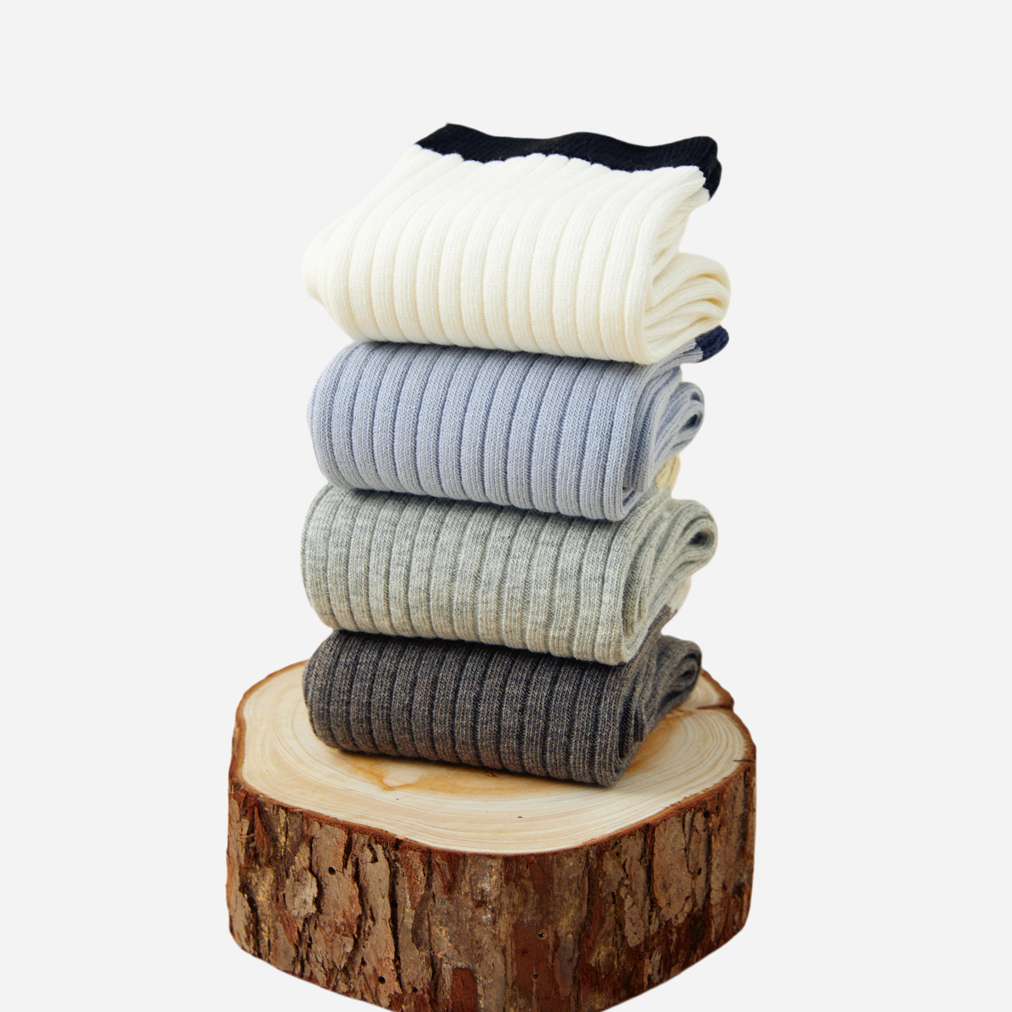 Women's Colorblock Cuff Ribbed Crew Socks - Single Pair