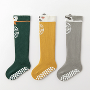 Baby’s Anti-Slip Knee Pad Crawling Socks 3-Pack