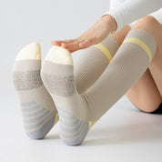 Women's Knee-High High-Compression Cycling Socks