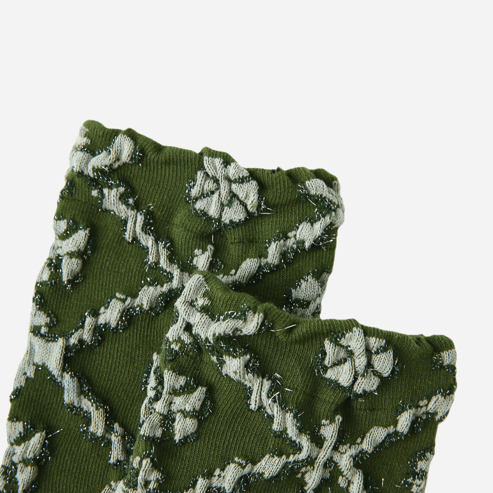 Women's Intricate Floral Crew Socks - 3 pairs