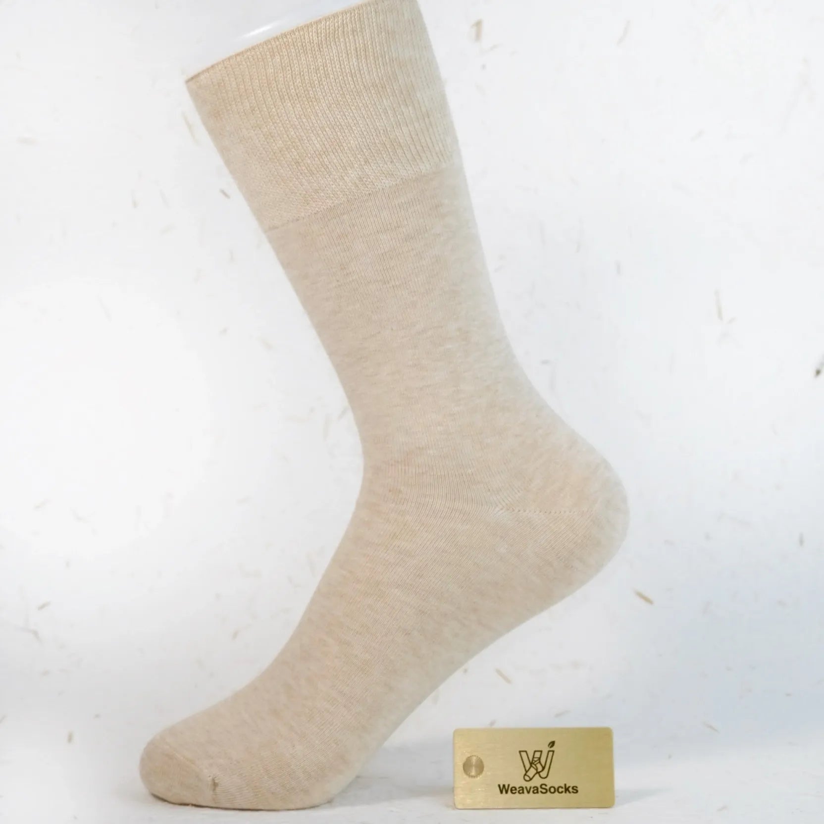 Women's 98% Cotton 7" Non-Binding Crew Socks