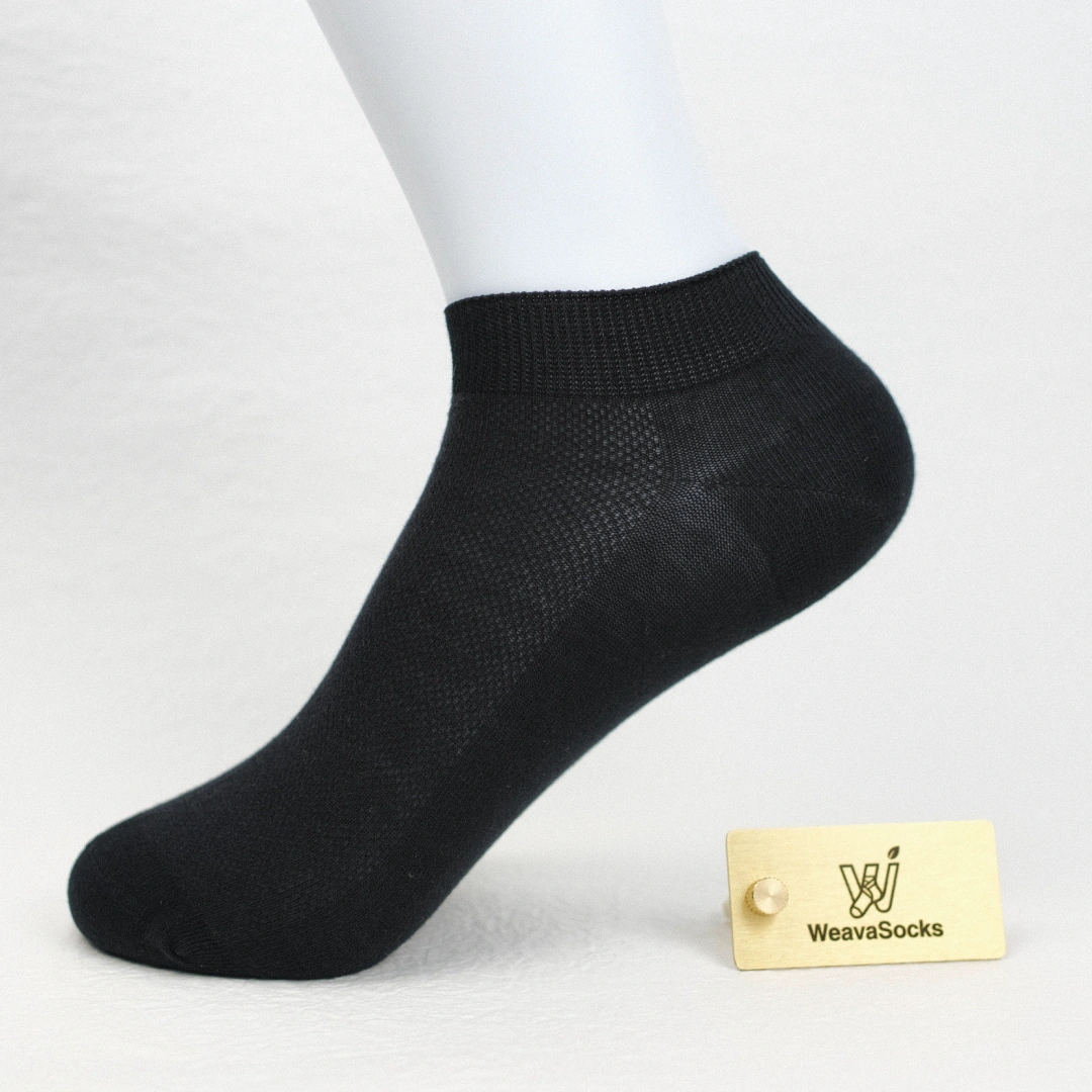 Women's 99% Supima® Cotton Breathable Mesh Low Cut Socks - product photo showing breathable mesh comfort