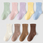 Kids' Soft Macaron 97% Long-Staple Cotton 4-Pack