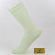 Women's Ultra-Thin 99% Cotton Sorbet Crew Socks - product photo showing soft cotton comfort
