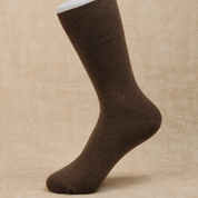 Women's 98% Cotton 7" Non-Binding Crew Socks - product photo showing soft cotton-rich comfort