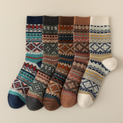 Men's Vintage Fair Isle Crew Socks