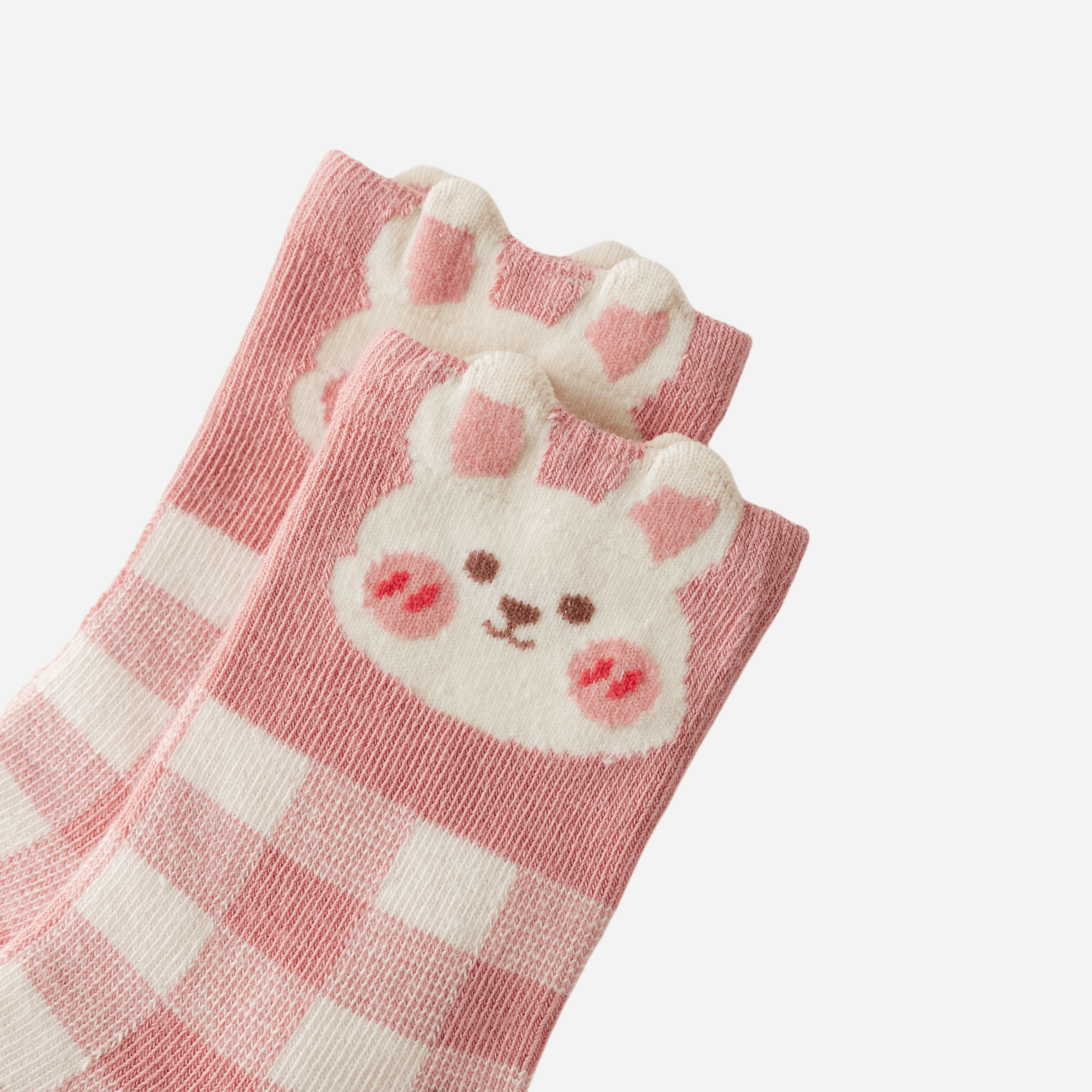 Kid's Girls' Bunny & Cherry Crew Socks - 5 Pairs - Weavasocks