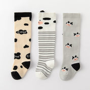 Baby’s Moo Moo' Cute Cow Knee-High 3-Pack