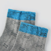 "Urban Muse" 3D Textured Ankle Socks 3-Pack