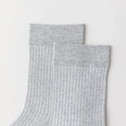 Men's 98% Cotton Classic Ribbed Crew Socks