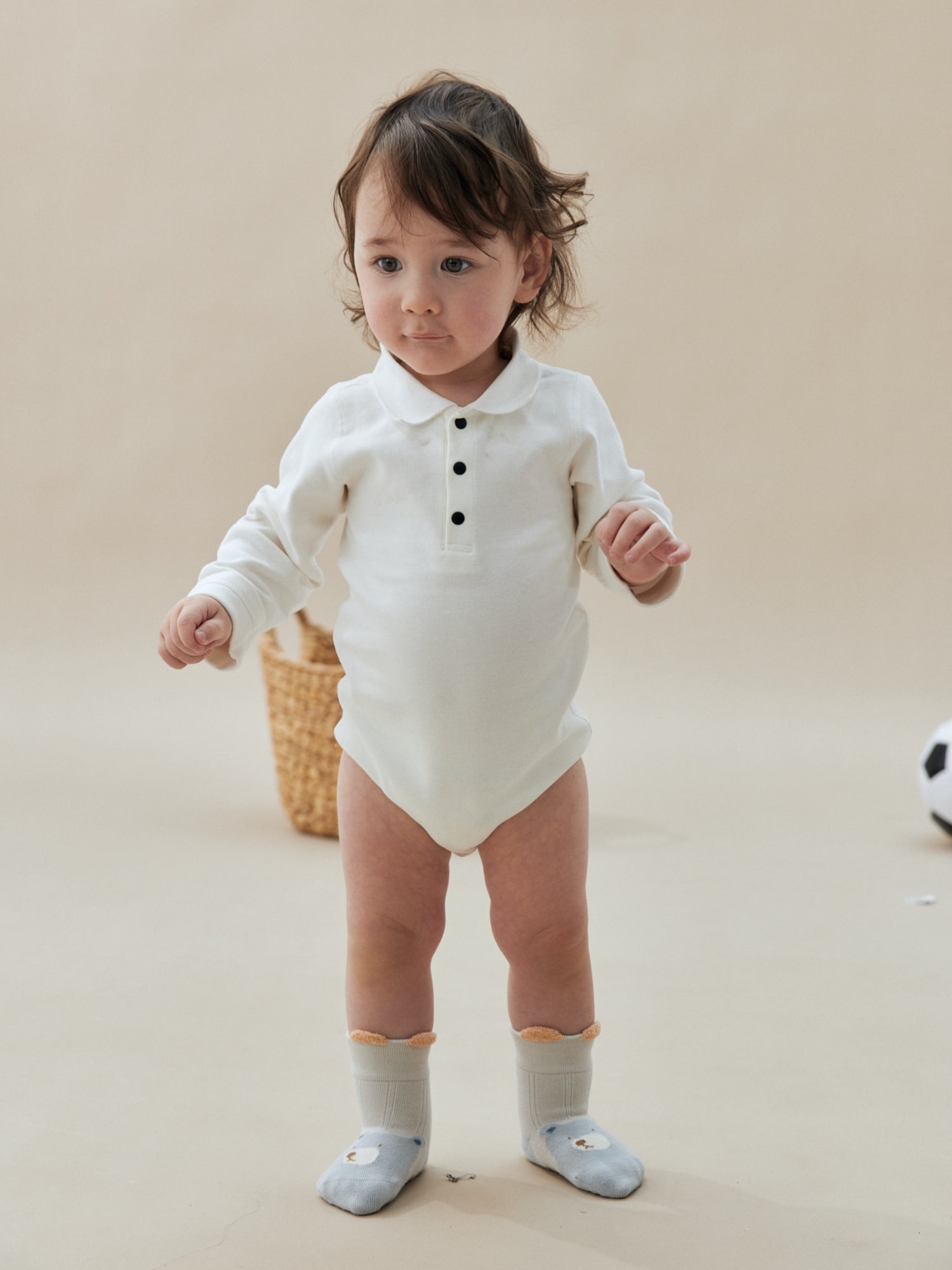 Babies' Non-Slip Socks for New Walkers-3 Pack