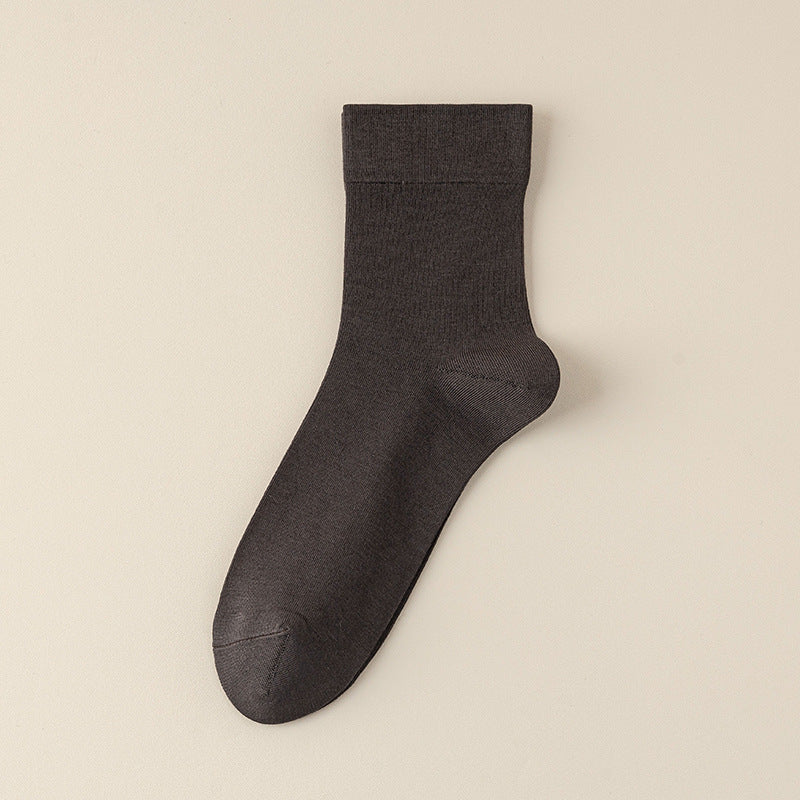 Men's 65% Modal & Mulberry Silk Blend Business Socks