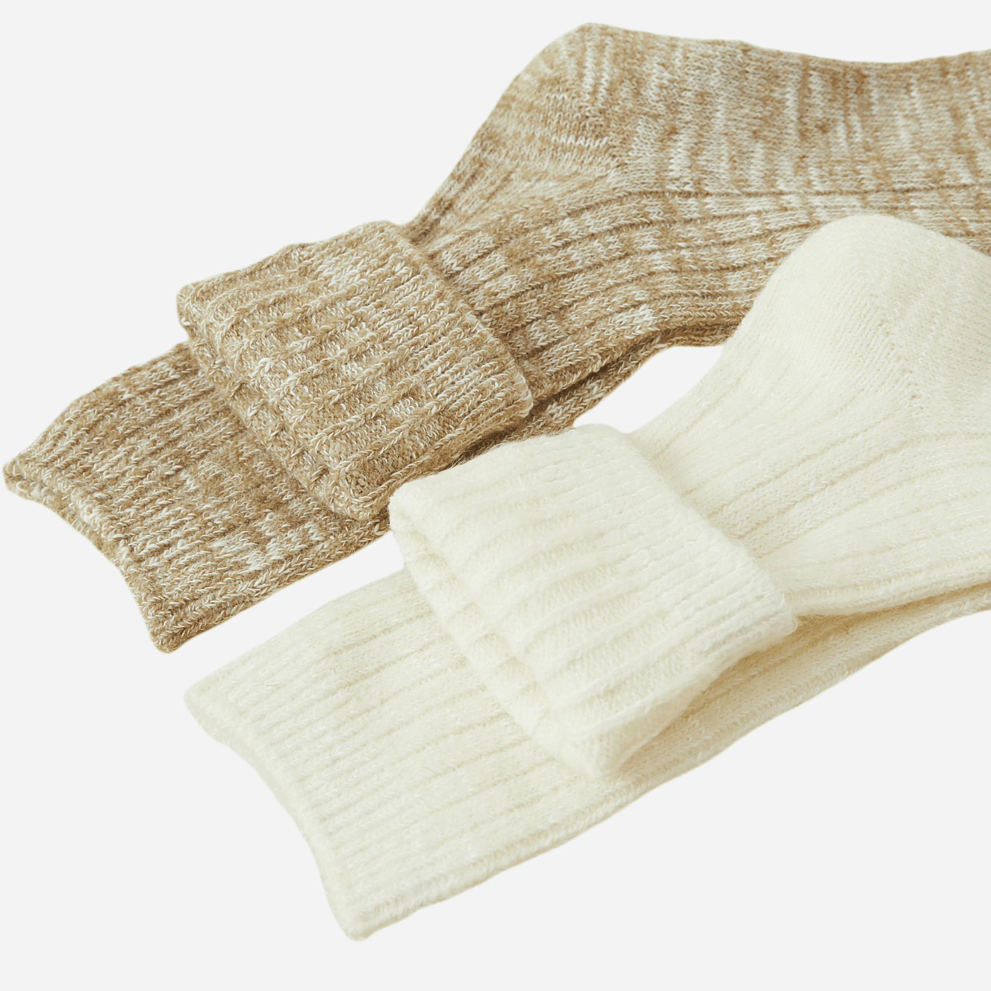 Women's Luxe Merino-Silk Ribbed Socks  - Single Pair