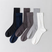 Men's Luxury 6A Silk Dress Crew Socks
