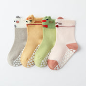 Baby’s Little Gentleman' Red Bow Tie Non-Slip 4-Pack