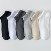 "Titan Mesh" Big & Tall Men's Low-Cut Socks - product photo showing breathable mesh comfort