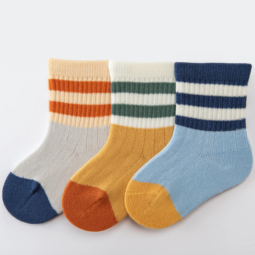 Baby’s Retro Colorblock & Sport Crew 3-Pack