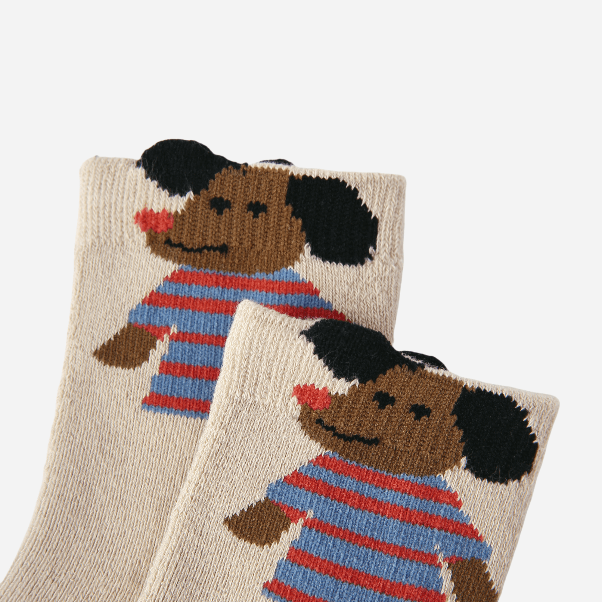 Kid's 3D Puppy Novelty Crew Socks - 5 Pairs - Weavasocks