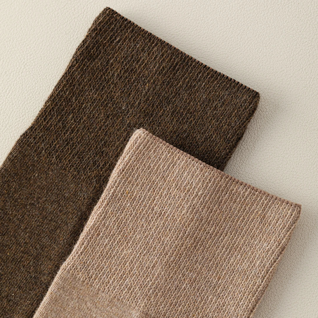 Men's Heathered 98% Cotton Loose Top Socks