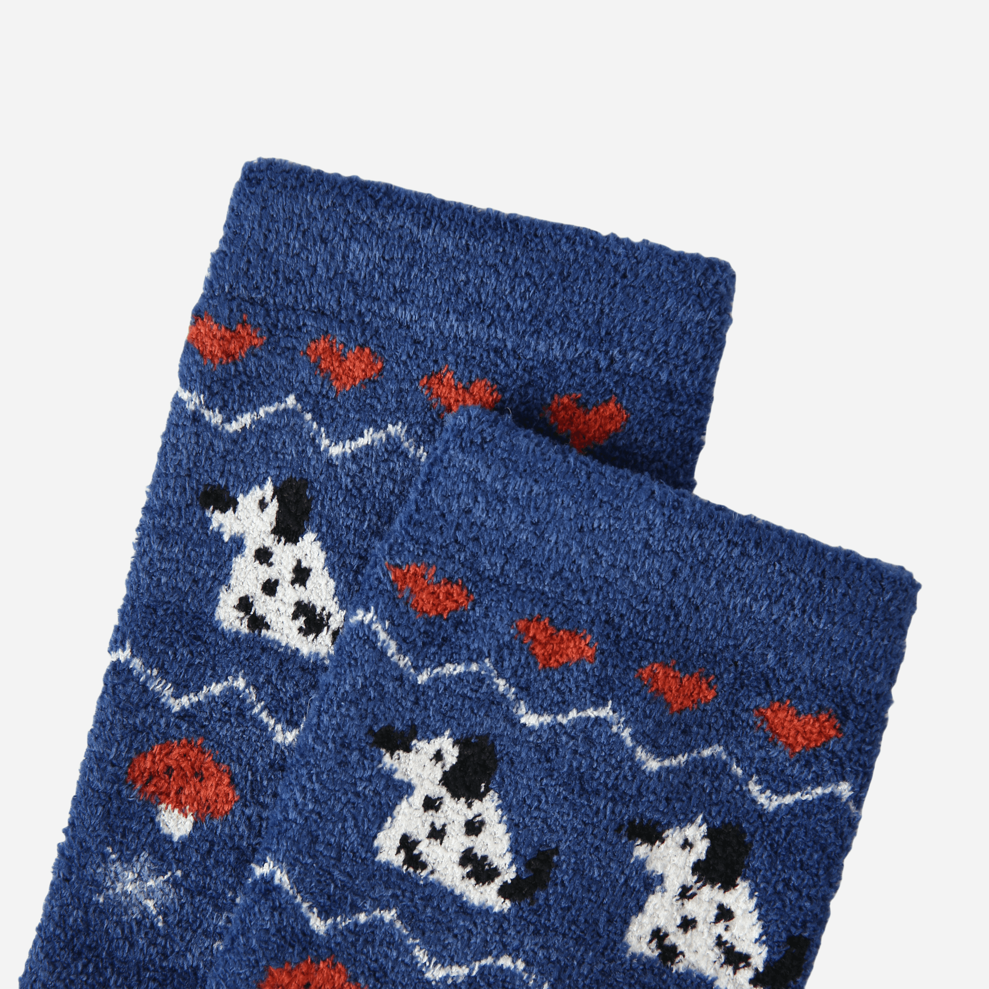 Women's Fuzzy Cabin Crew Socks - 3 pairs