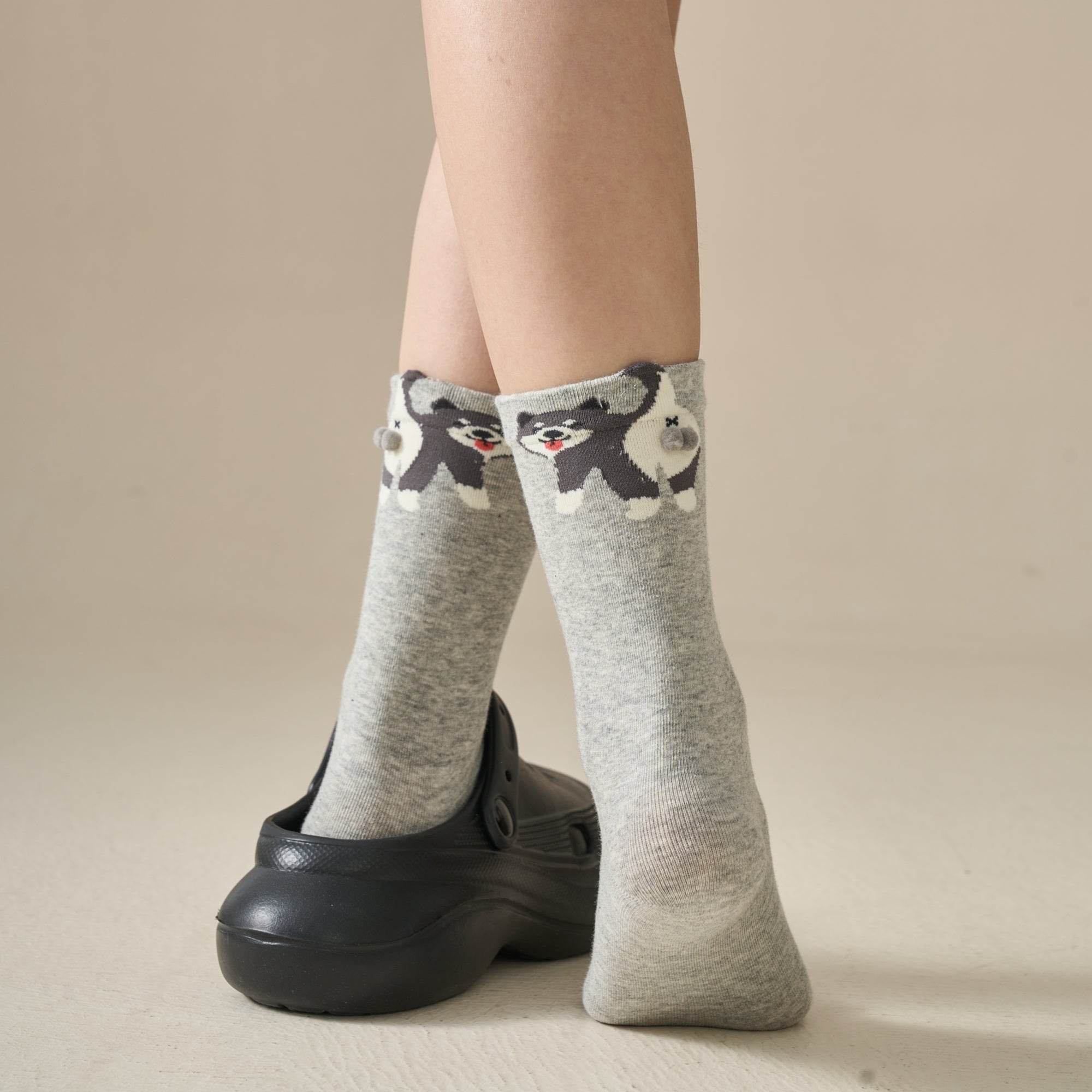 Women's Cute 3D Novelty Animal Socks - Single Pair