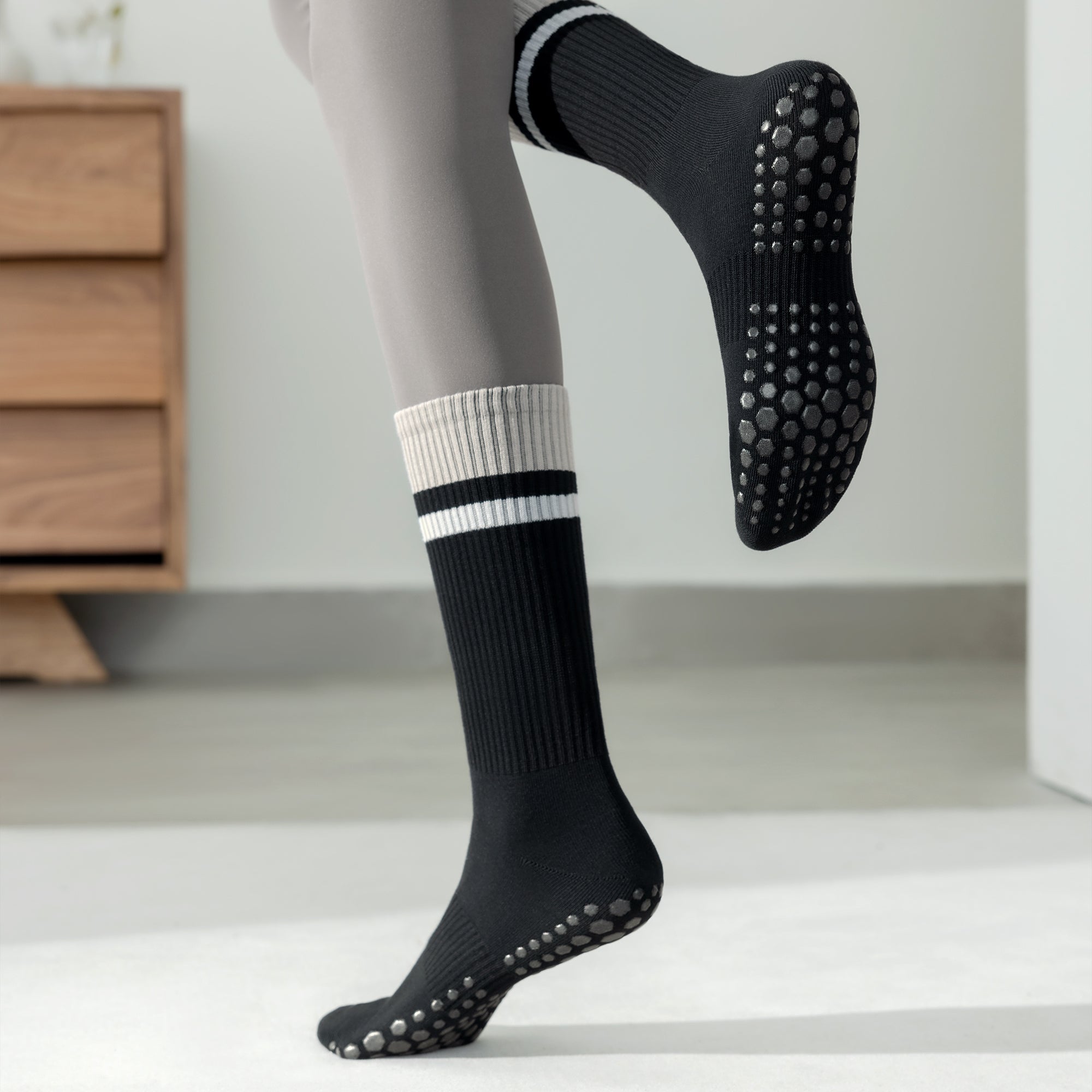 Women's Non-Slip Yoga Grip Socks-3 Pack