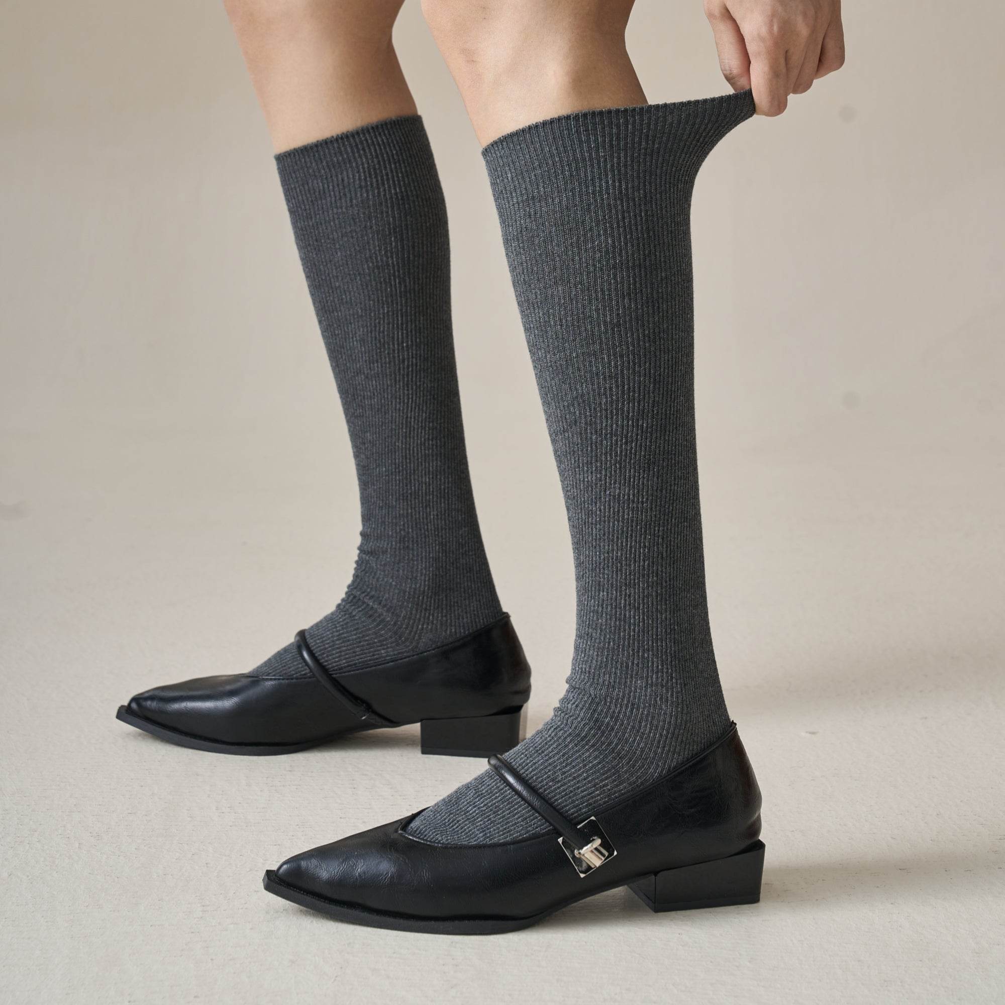 Women's Preppy Academia Knee Socks - Single Pair