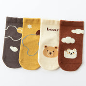 Baby’s Dreamy Cloud Non-Slip Socks 4-Pack