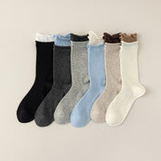 Women's Ultra-Thin "Airy" Rolled Cuff Slouch Socks