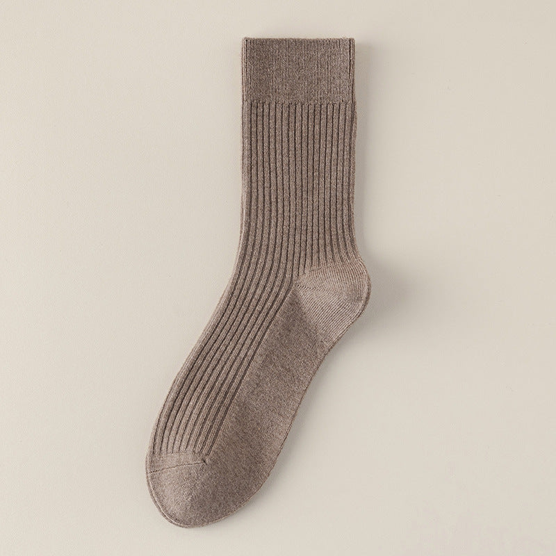 Men's 41% Wool Ribbed Thermal Socks