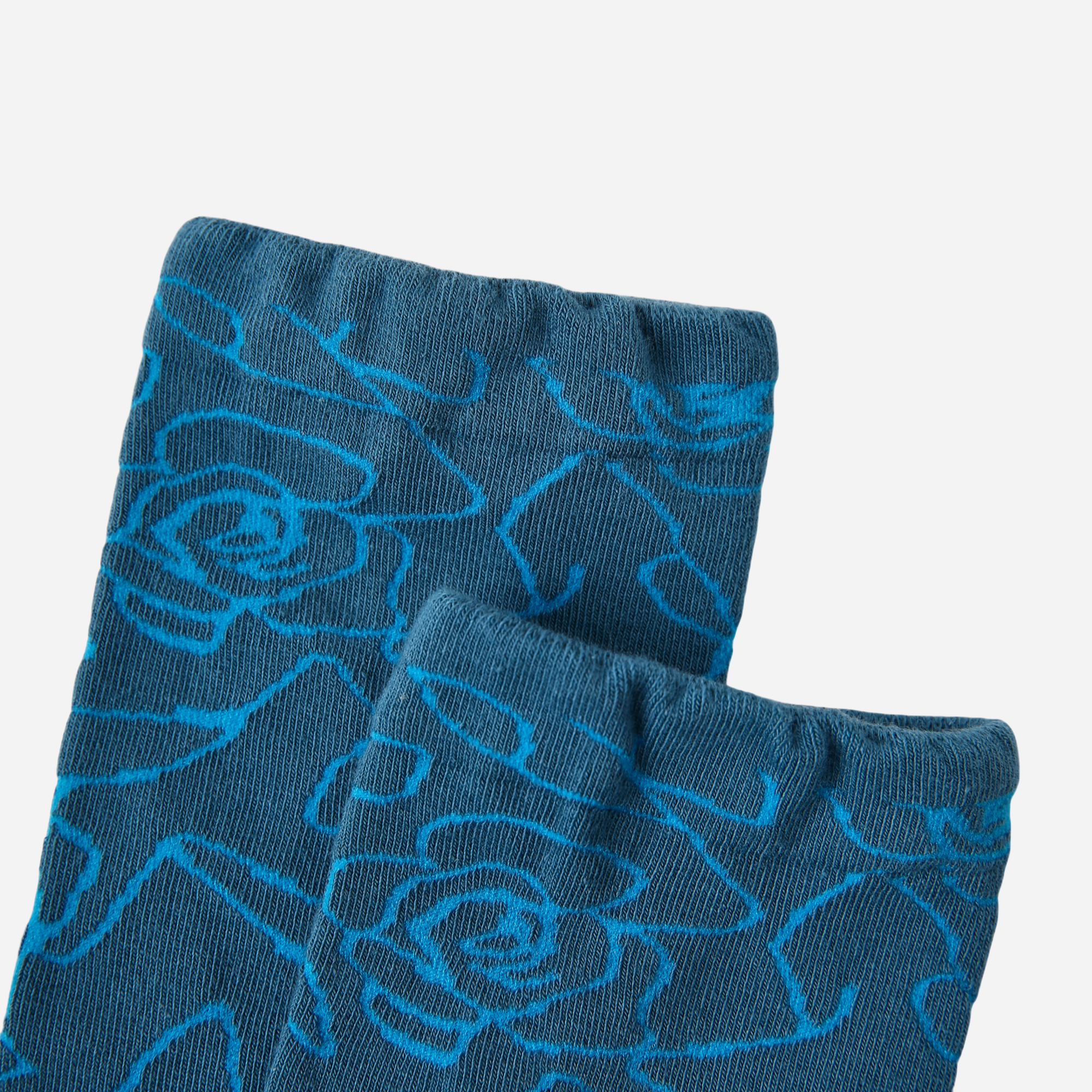 Women's Modern Floral Texture Socks - 3 pairs