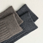 Men's 41% Wool Brushed Thermal Crew Socks