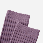 Kid's Classic Solid Color Ribbed Socks D - 5 Pairs - Weavasocks