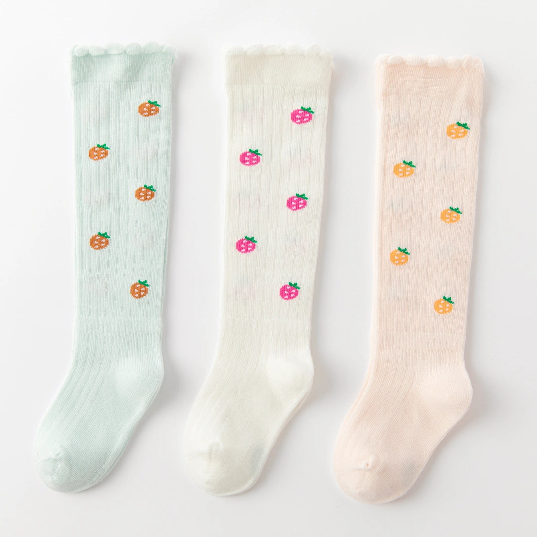 Baby’s Sweet Fruit Garden Lettuce Edge Knee-High 3-Pack