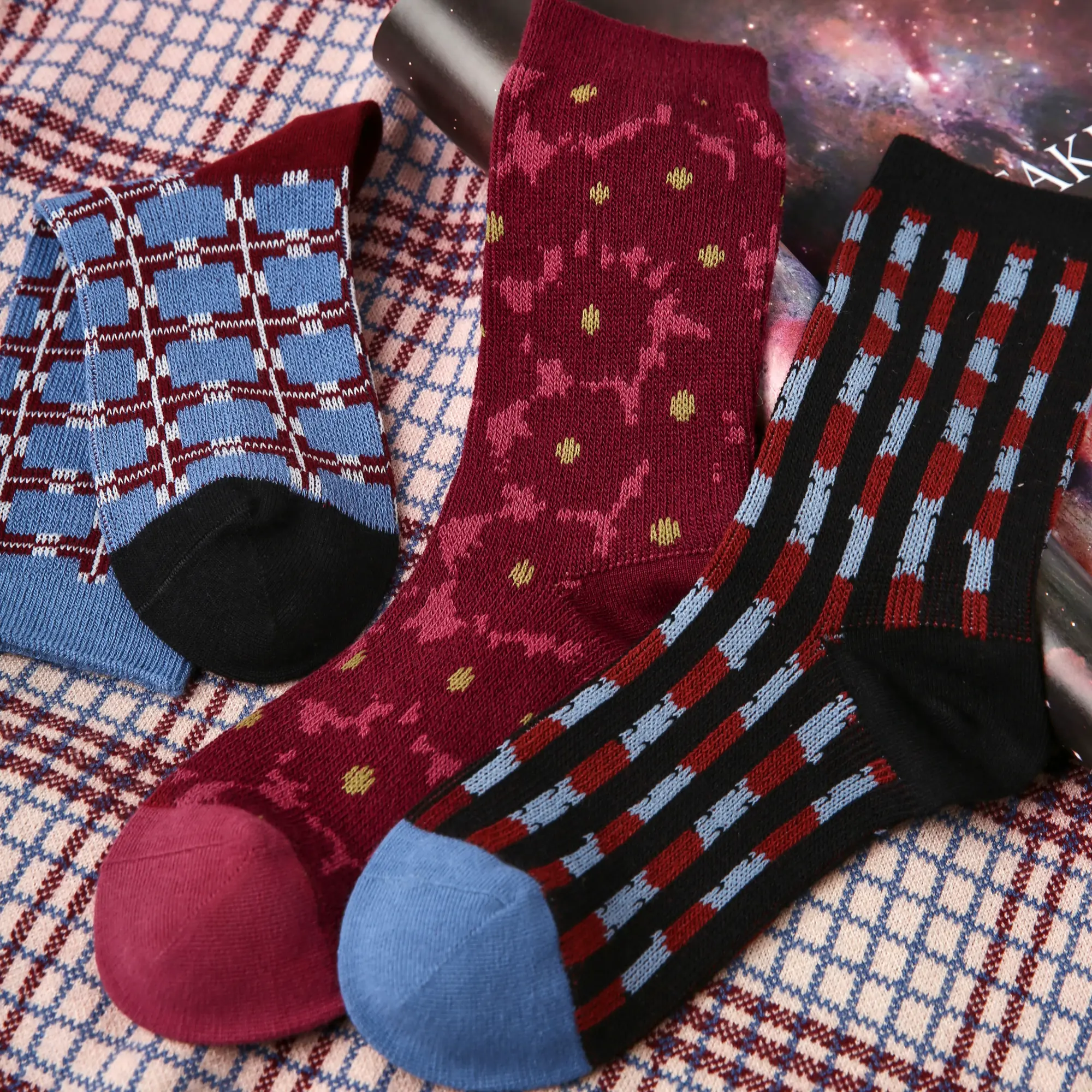 Jewel Tone Patterned