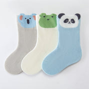 Baby’s Forest Friends' Colorblock Animal Cuff 3-Pack