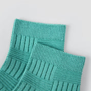 Modern Retro Artistic Textured Ankle Socks 3-Pack