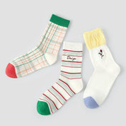 Women's Color-Block Mesh Crew Socks (3-Pack) - sock set showing breathable mesh comfort