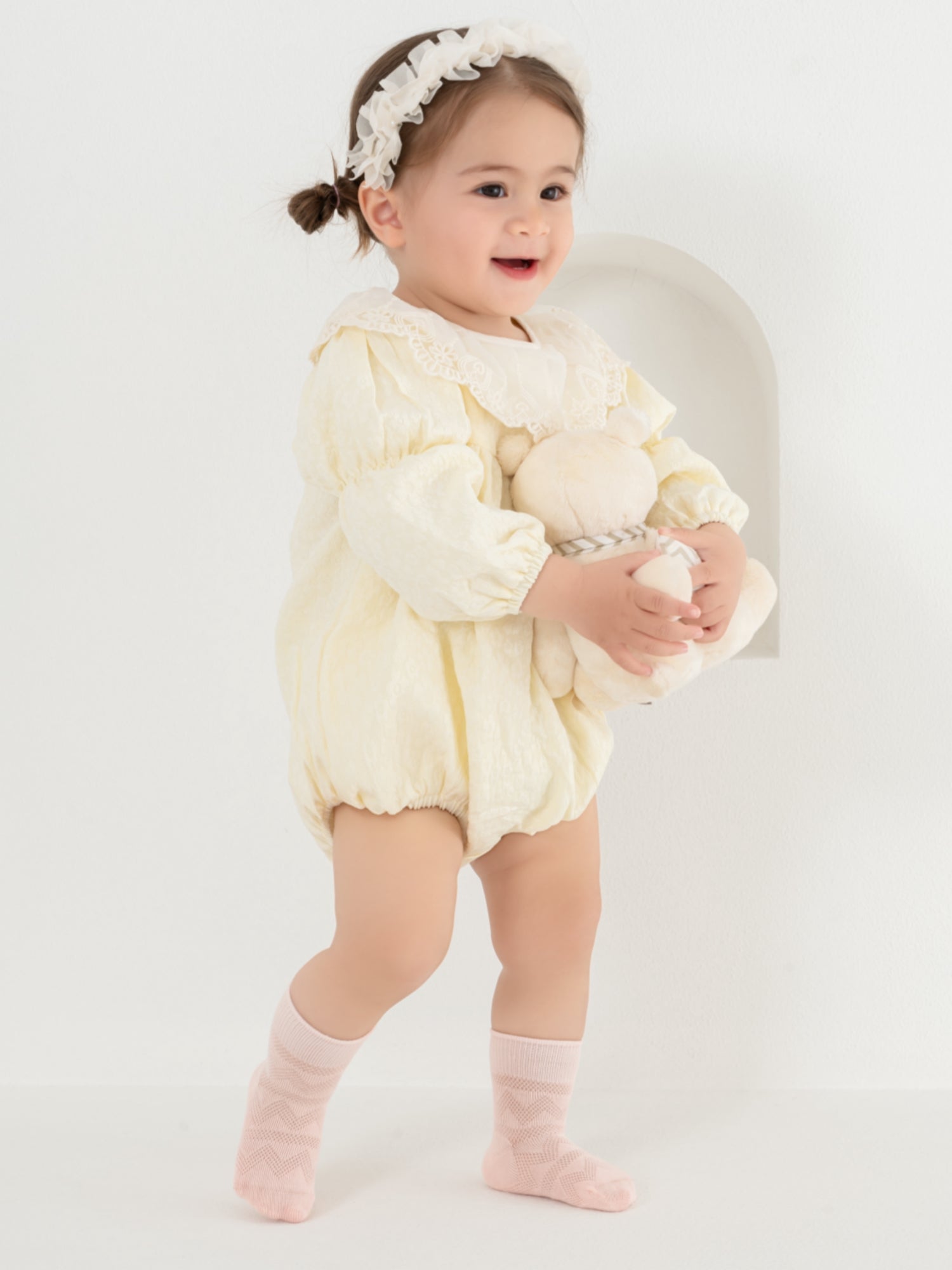 Babies' Ultra-Breathable Mesh Crew Socks-5 Pack