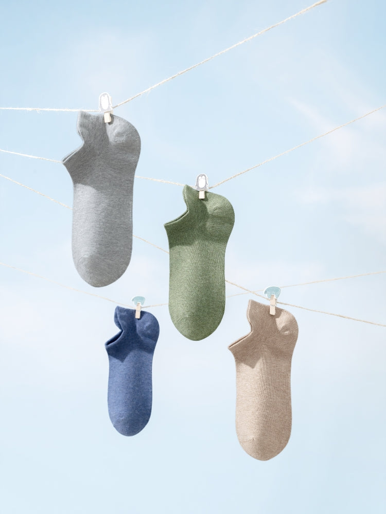Men's Cotton Liner Low-Cut Socks-1 Pack