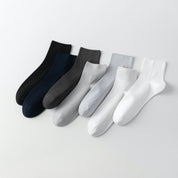 Men's 98% Cotton Ultra-Thin Non-Binding Ankle Socks - product photo showing soft cotton-rich comfort
