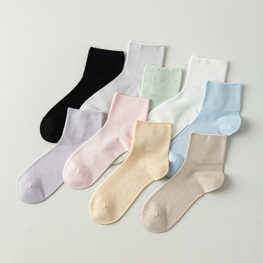 Women's 10% Mulberry Silk Ultra-Thin Cooling Quarter Socks