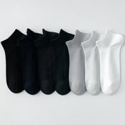 Men's 99% Supima® Cotton Breathable Mesh Low Cut Socks - product photo showing breathable mesh comfort