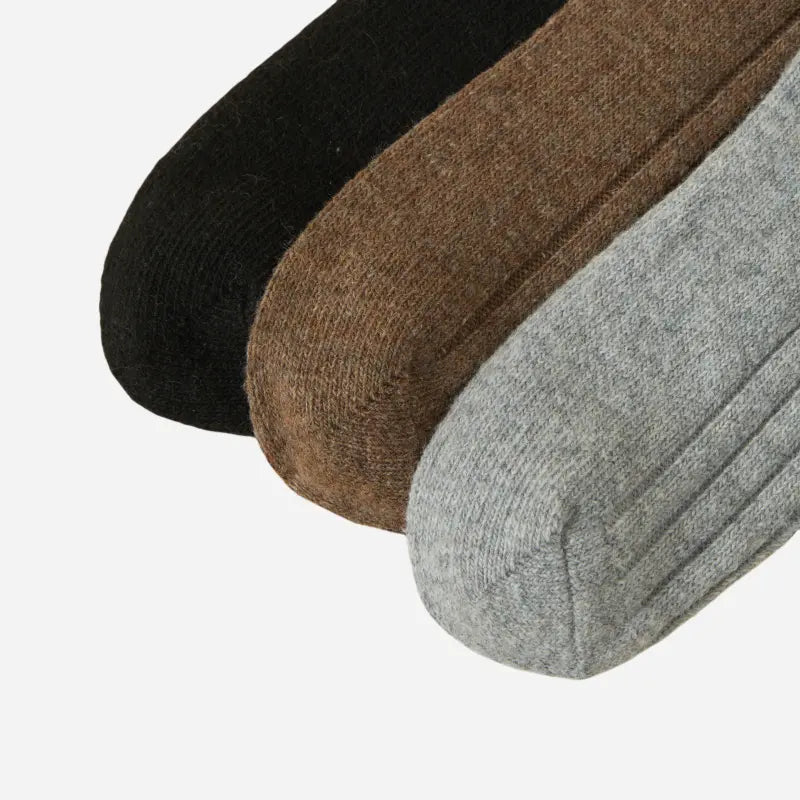 Men's Classic Chunky Rib Wool Socks
