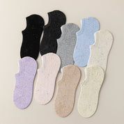 Women's Mesh Breathable Cotton Blend No-Show Socks - product photo showing breathable mesh comfort