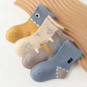 Baby’s Ocean Shark & Geometric Socks 4-Pack