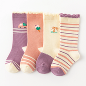 Baby’s Holiday & Ice Cream Ruffle Socks 4-Pack